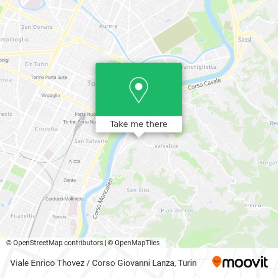 Viale Enrico Thovez / Corso Giovanni Lanza map