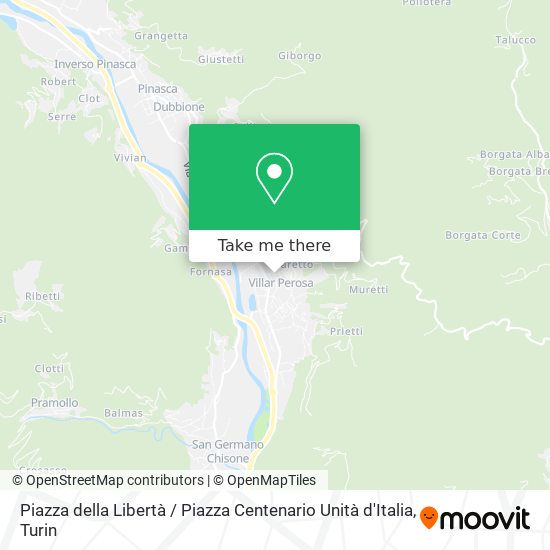 Piazza della Libertà / Piazza Centenario Unità d'Italia map