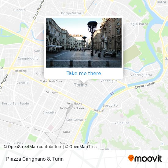 Piazza Carignano  8 map