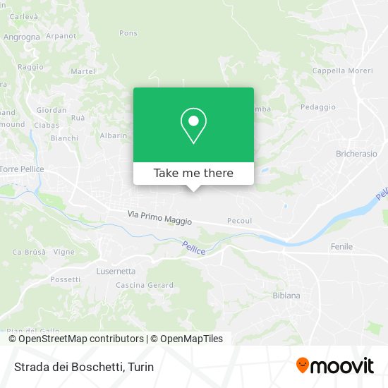 Strada dei Boschetti map