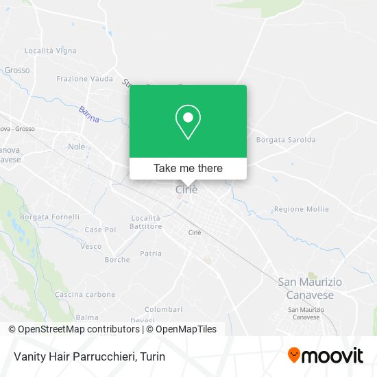 Vanity Hair Parrucchieri map
