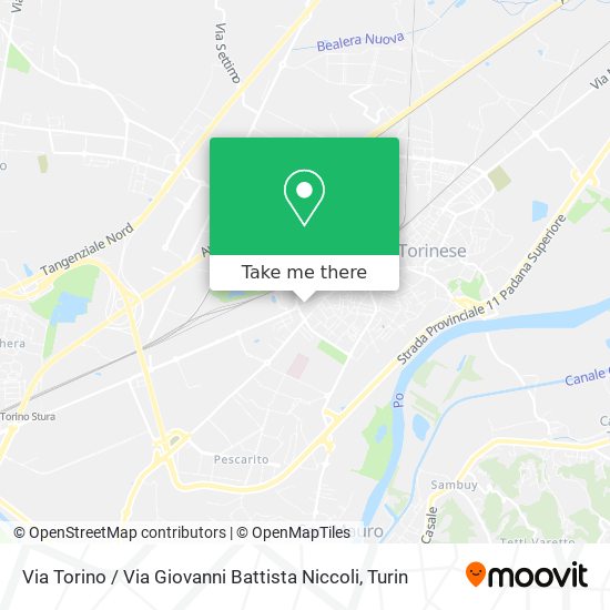 Via Torino / Via Giovanni Battista Niccoli map