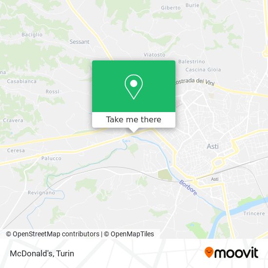 McDonald's map