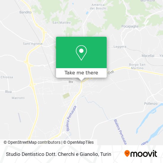 Studio Dentistico Dott. Cherchi e Gianolio map