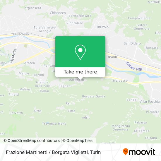 Frazione Martinetti / Borgata Viglietti map