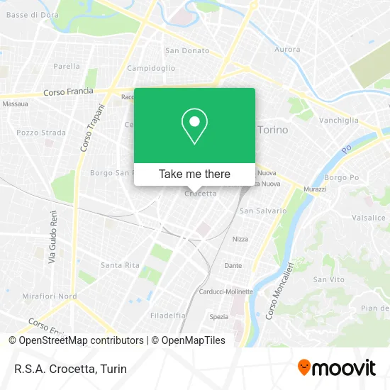 Crocetta Nursing Home map