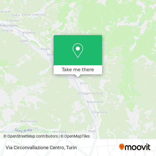 Via Circonvallazione Centro map