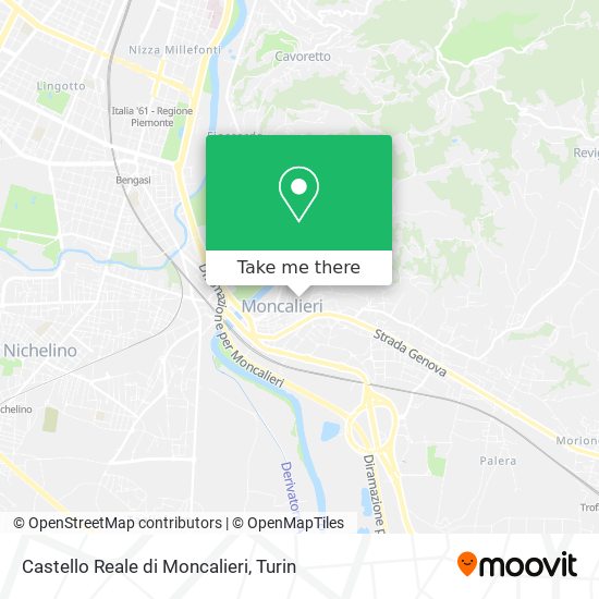 Castello Reale di Moncalieri map