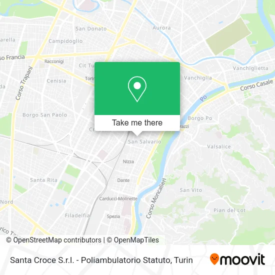 Santa Croce S.r.l. - Poliambulatorio Statuto map