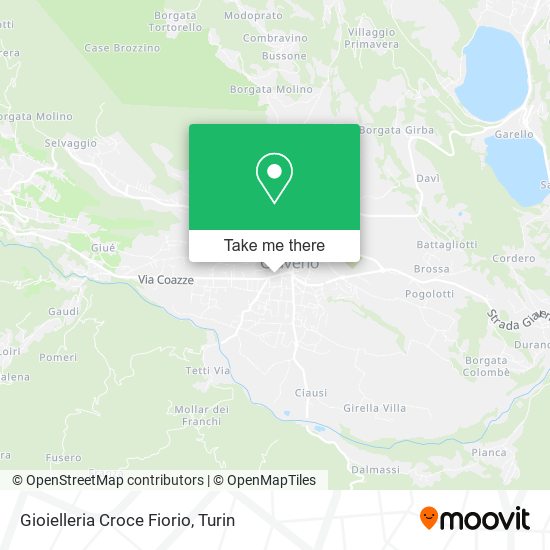 Gioielleria Croce Fiorio map