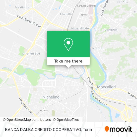 BANCA D'ALBA CREDITO COOPERATIVO map