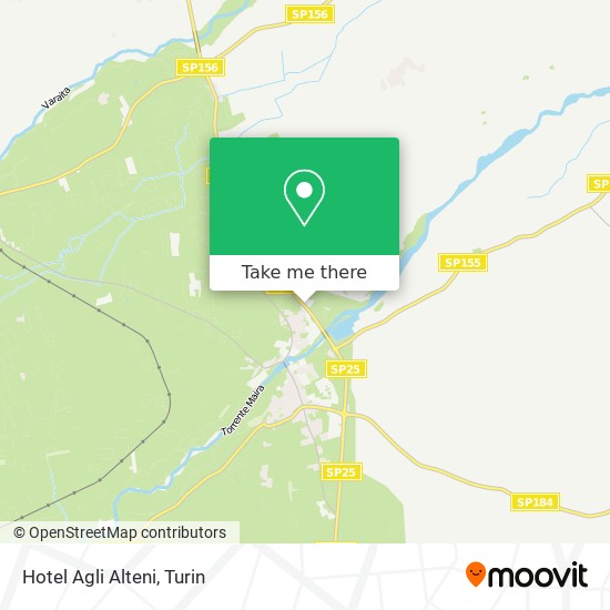 Hotel Agli Alteni map