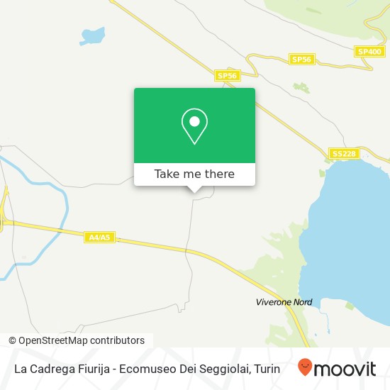 La Cadrega Fiurija - Ecomuseo Dei Seggiolai map