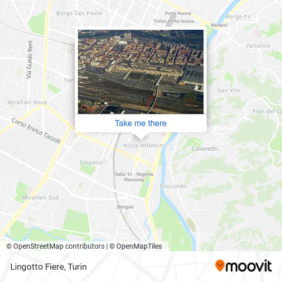 Lingotto Fiere map