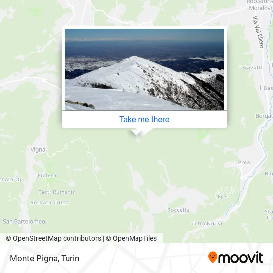 Mount Pigna map