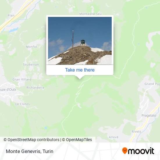 Monte Genevris map