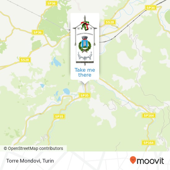 Torre Mondovì map