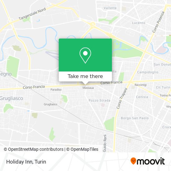 Holiday Inn map