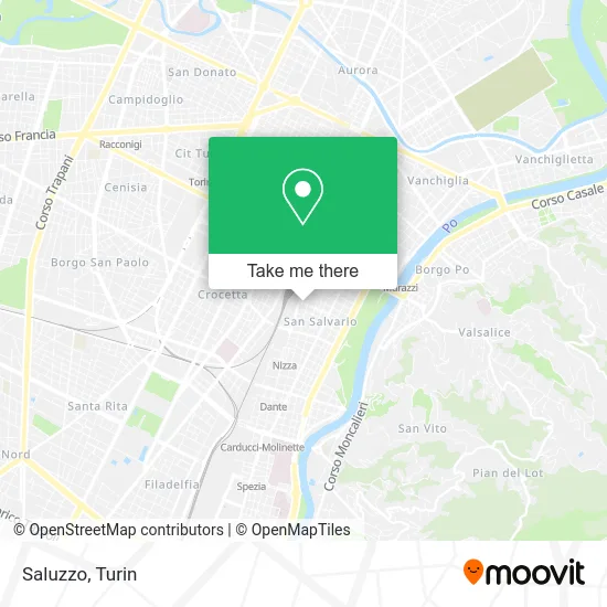 Saluzzo map