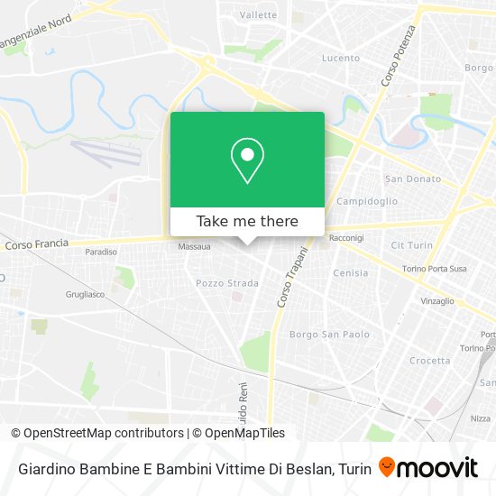 Giardino Bambine E Bambini Vittime Di Beslan map