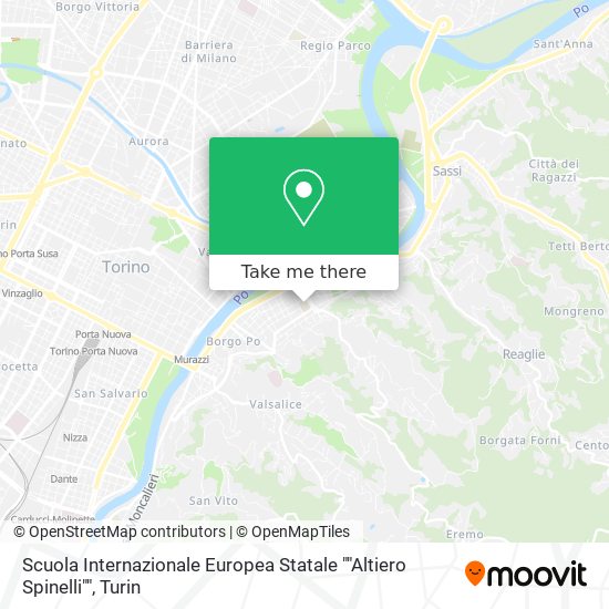 Scuola Internazionale Europea Statale ""Altiero Spinelli"" map