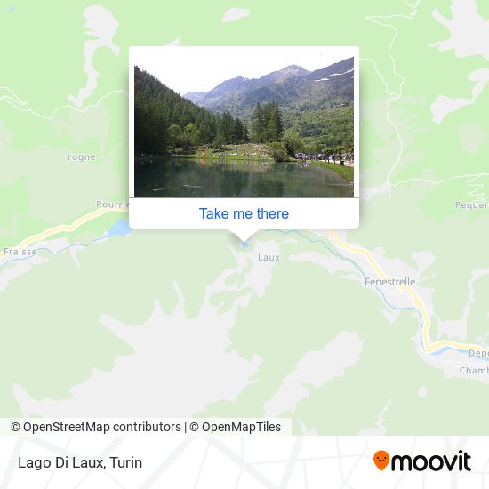 Lago Di Laux map