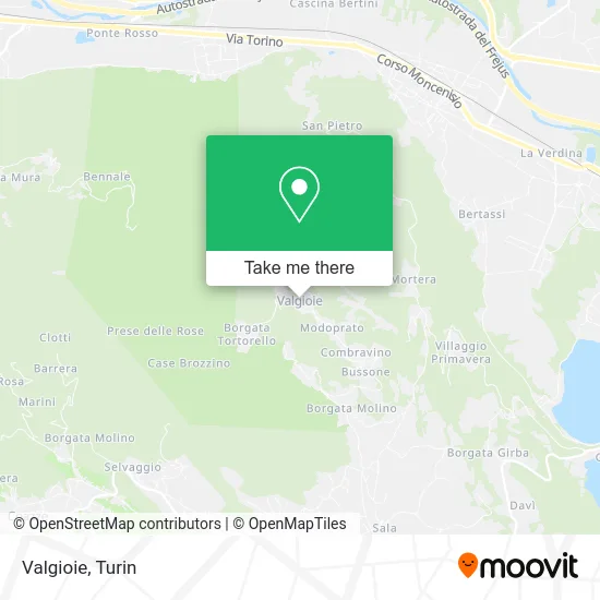 Valgioie map