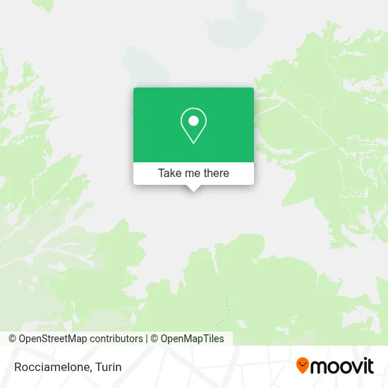Rocciamelone map