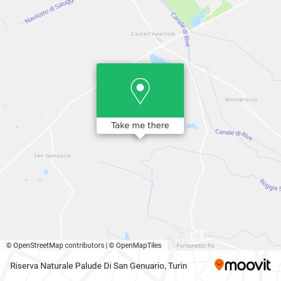 Riserva Naturale Palude Di San Genuario map