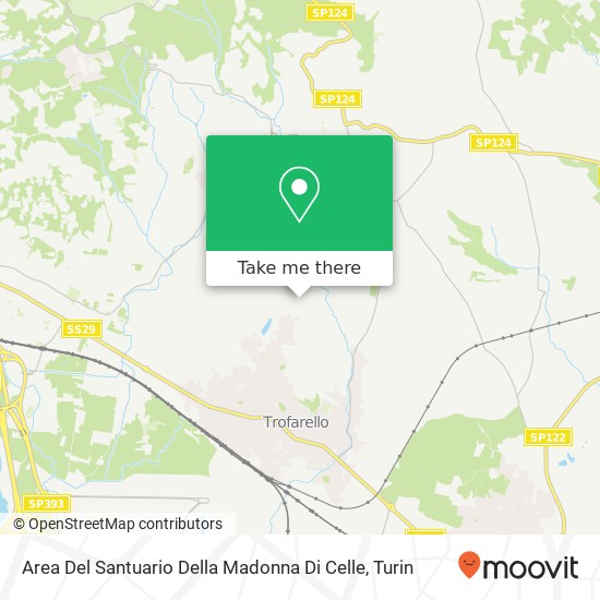 Area Del Santuario Della Madonna Di Celle map