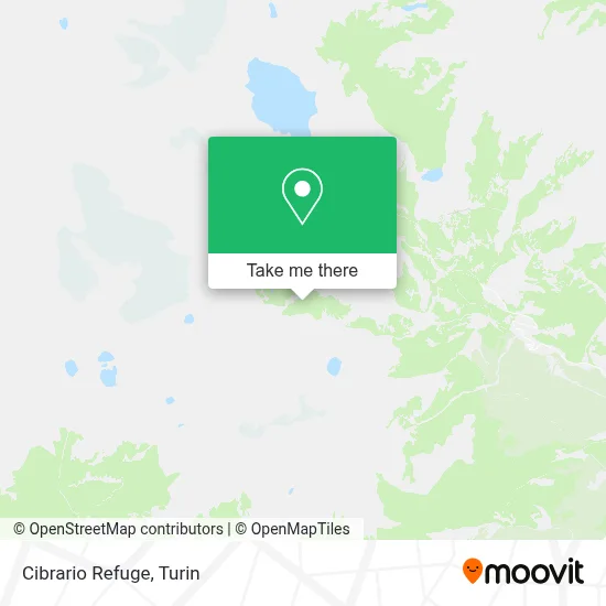 Luigi Cibrario Refuge map