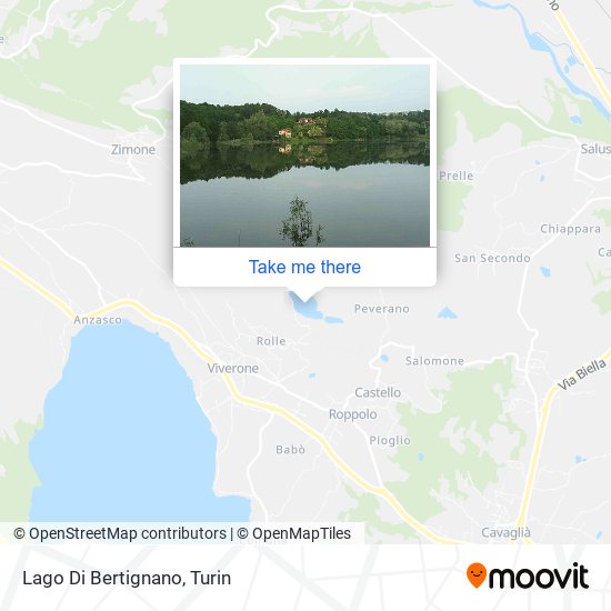 Lago Di Bertignano map