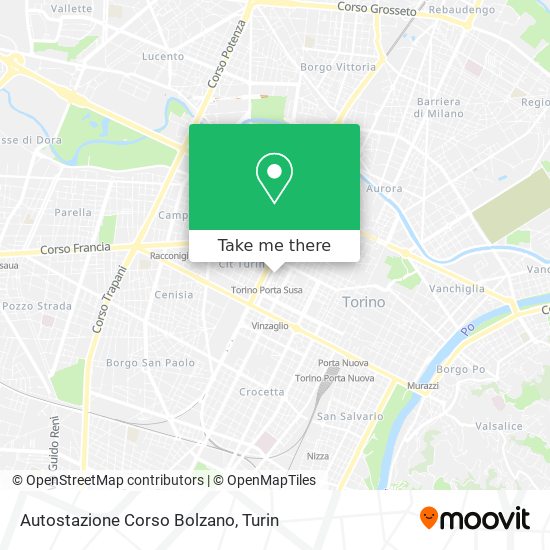 Autostazione Corso Bolzano map