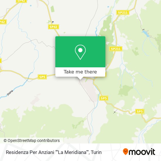 Residenza Per Anziani ""La Meridiana"" map