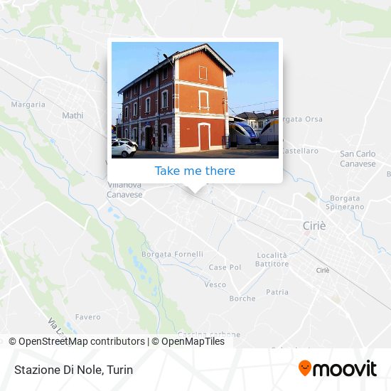 Stazione Di Nole map