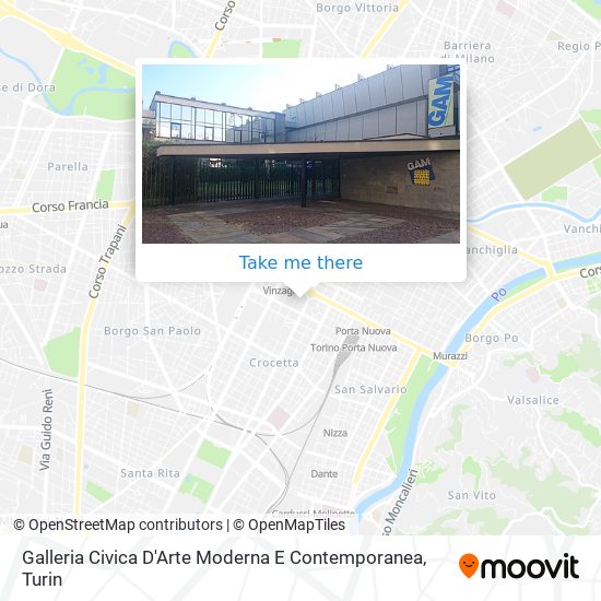 Galleria Civica D'Arte Moderna E Contemporanea map