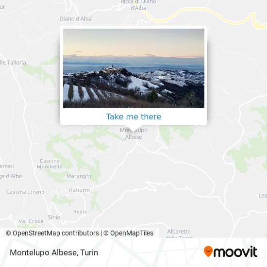 Montelupo Albese map