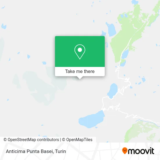 Anticima Punta Basei map