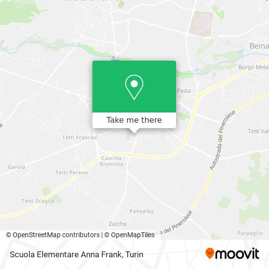 Scuola Elementare Anna Frank map