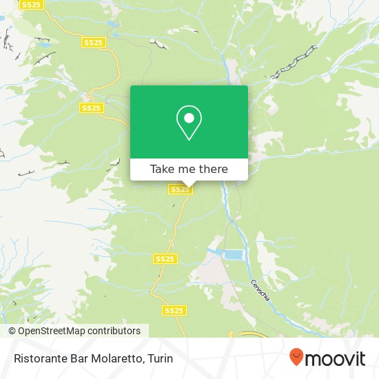 Ristorante Bar Molaretto map