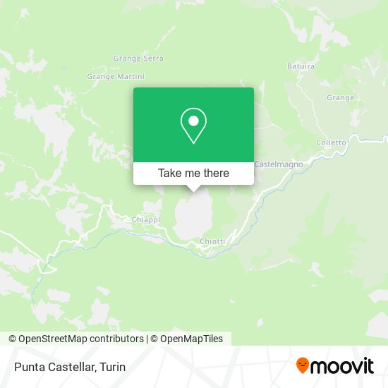 Punta Castellar map