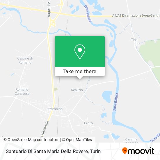 Santuario Di Santa Maria Della Rovere map