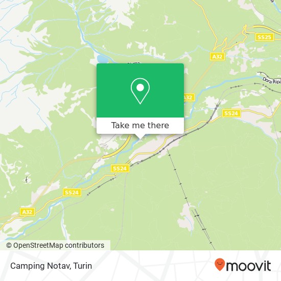 Camping Notav map