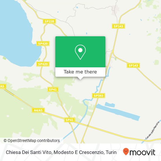 Chiesa Dei Santi Vito, Modesto E Crescenzio map