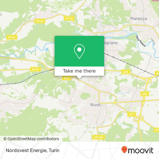 Nordovest Energie map