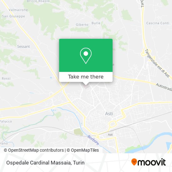 Ospedale Cardinal Massaia map