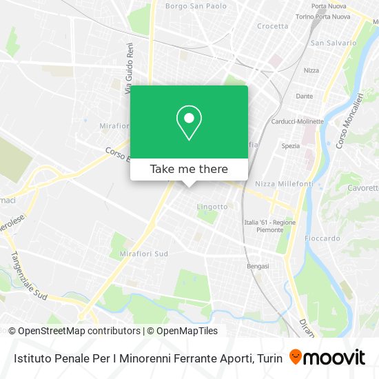 Istituto Penale Per I Minorenni Ferrante Aporti map