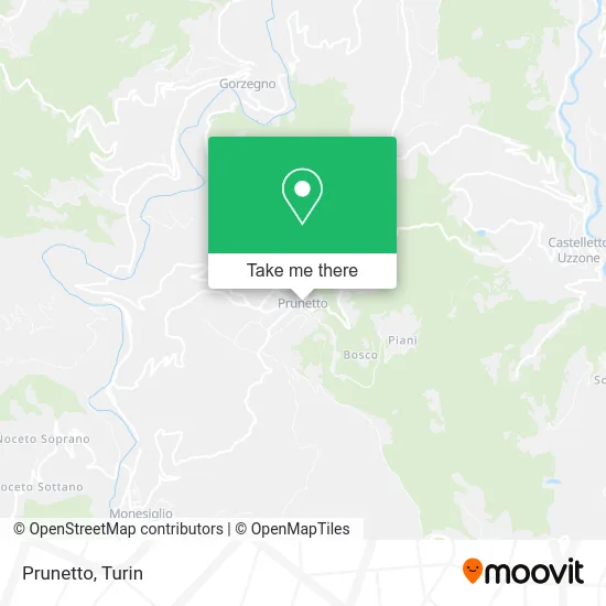 Prunetto map