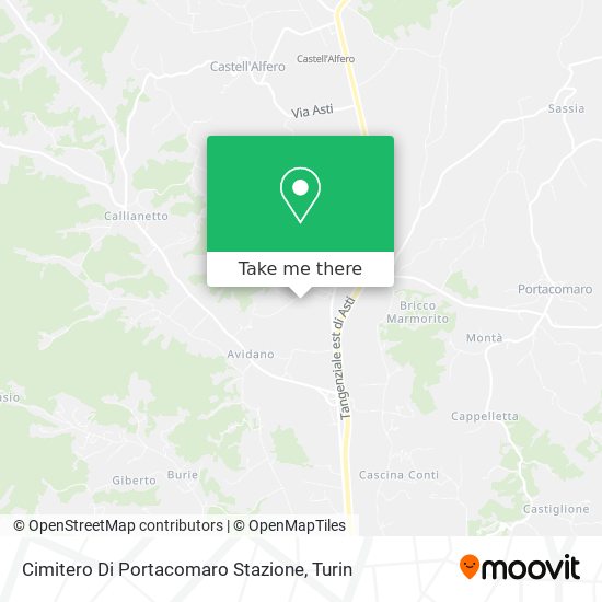 Cimitero Di Portacomaro Stazione map