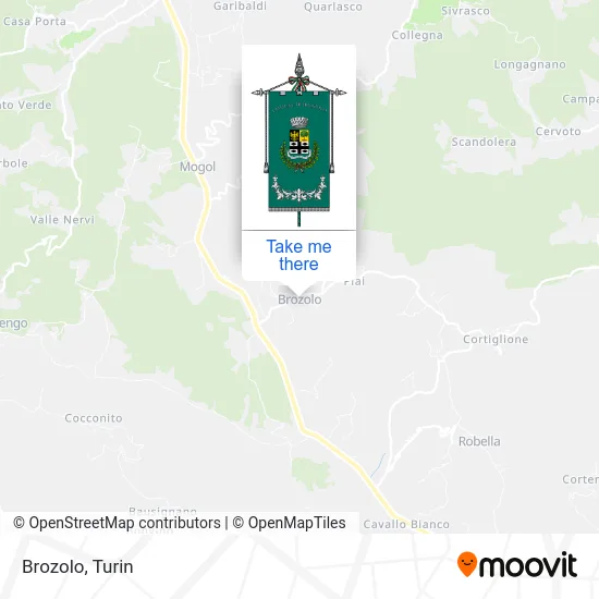 Brozolo map